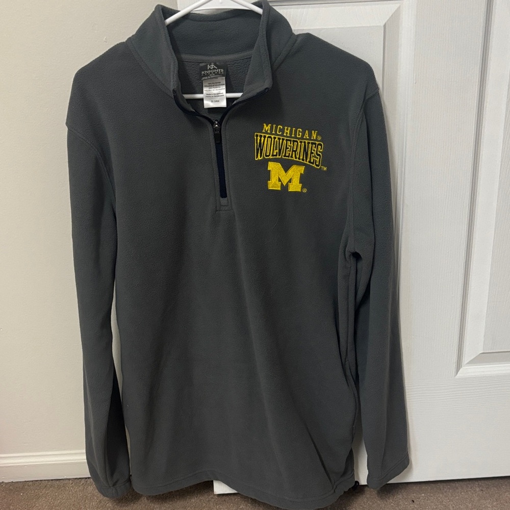 Knights Apparel Gray Fleece Quarter-Zip
